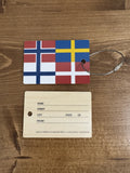 Luggage Tag Wood Laminate
