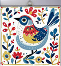 Nordic Bird Ceramic 6" Tile
