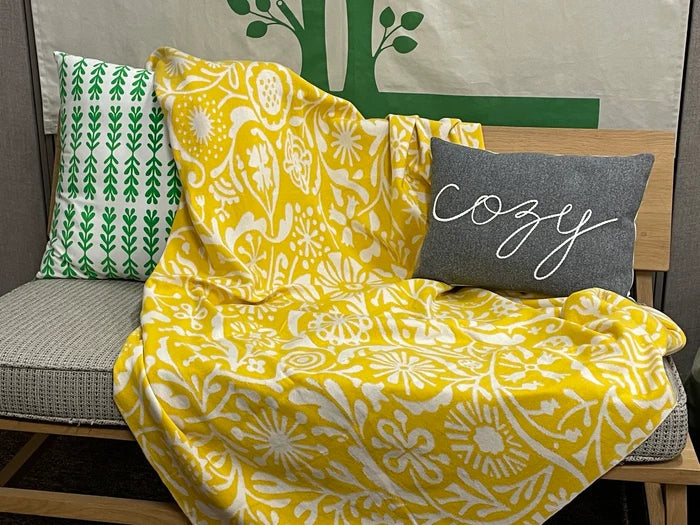 Sunshine Organic Cotton Blanket by Kirsten Sevig