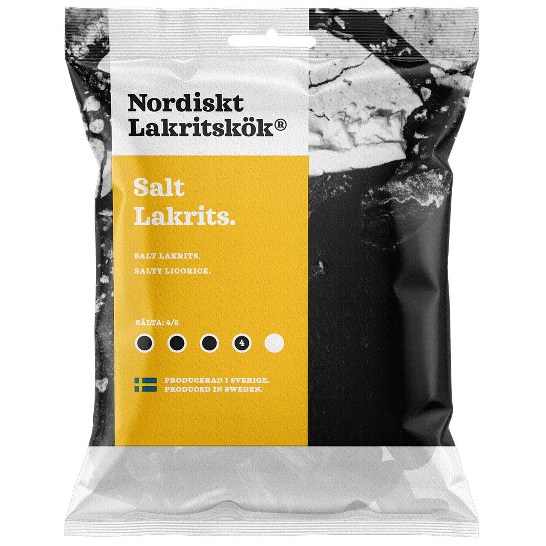 Nordiskt Lakritskok Salt Licorice Bag