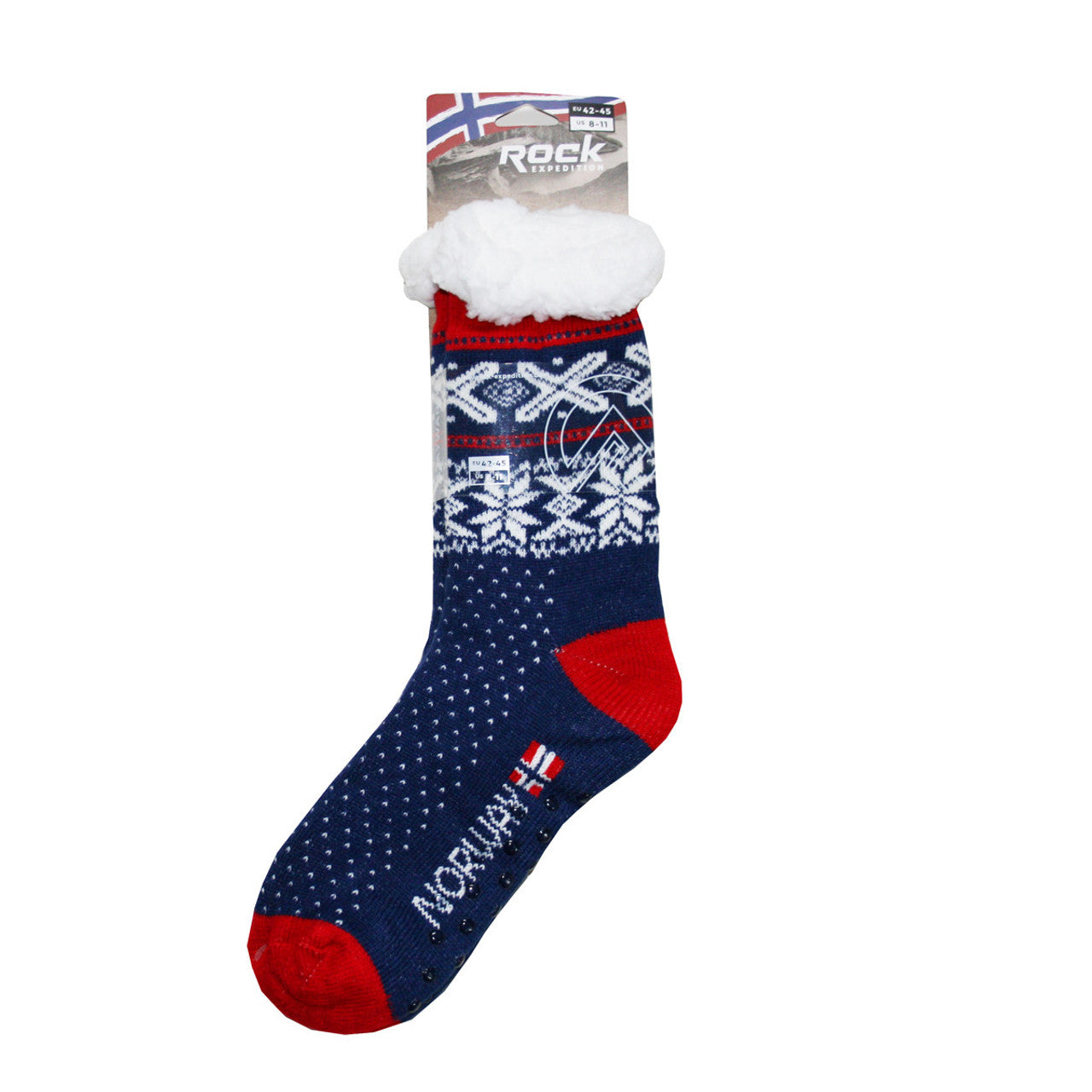 Norway Slipper Socks Rock
