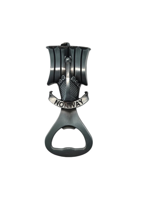 Bottle Opener Viking Ship Norway with Magnet