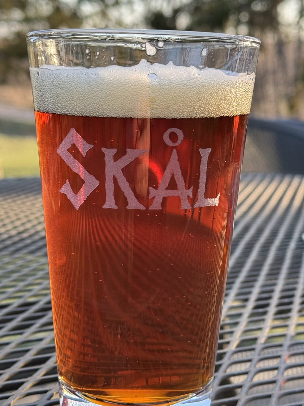 Pint Glass Engraved