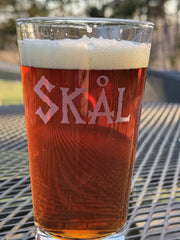 Pint Glass Engraved
