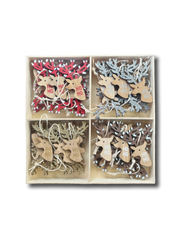 Reindeer Ornament Set 48 Pieces