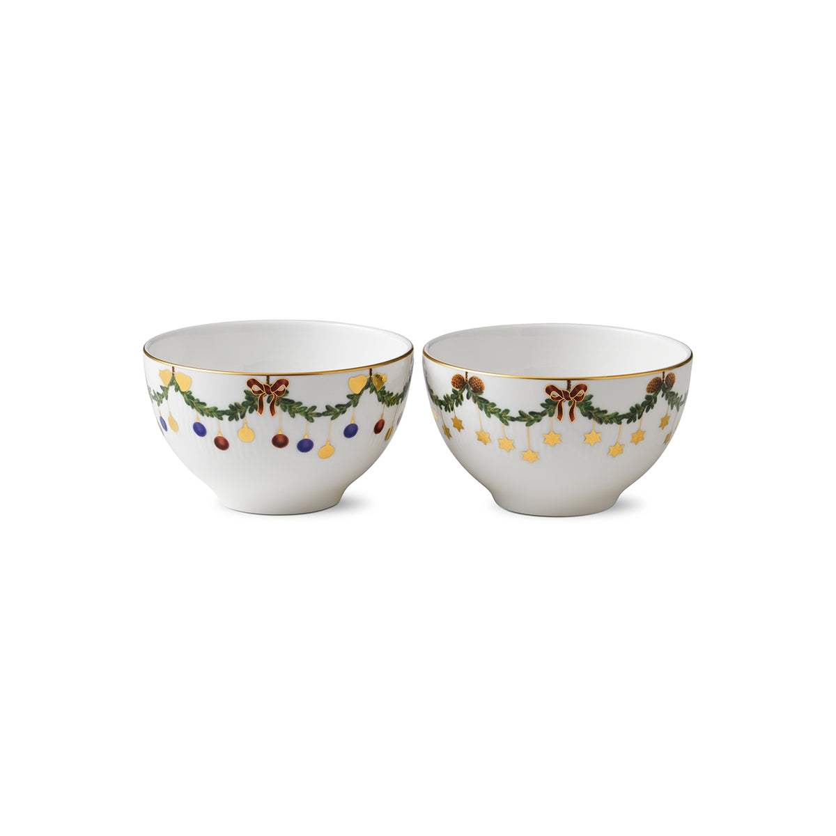 Royal Copenhagen Star Fluted Christmas Serving Bowl - 2