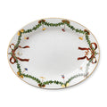 Royal Copenhagen Star Fluted Christmas Oval Dish