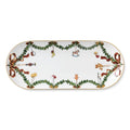 Royal Copenhagen Star Fluted Christmas Oval Platter