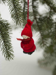 Tomte Ornament Black Shoes