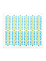 Swedish Drying Mat Berry Branch Blue