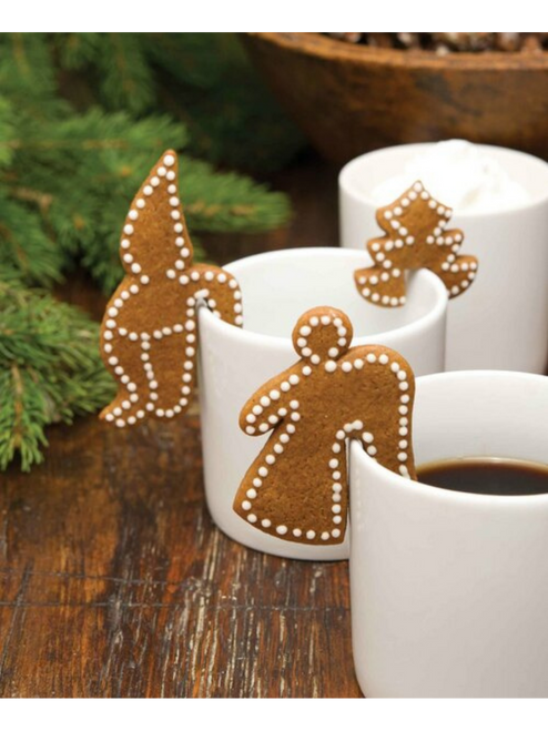 Rim Cookie Cutters Tomte, Angel, Tree