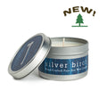 Candle Silver Birch Tin