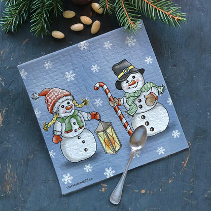 SDC Snowman Couple Stendahl