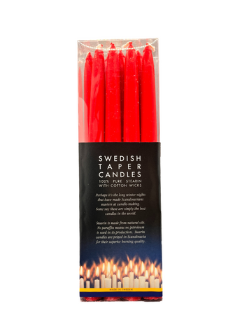 Taper Red Candles