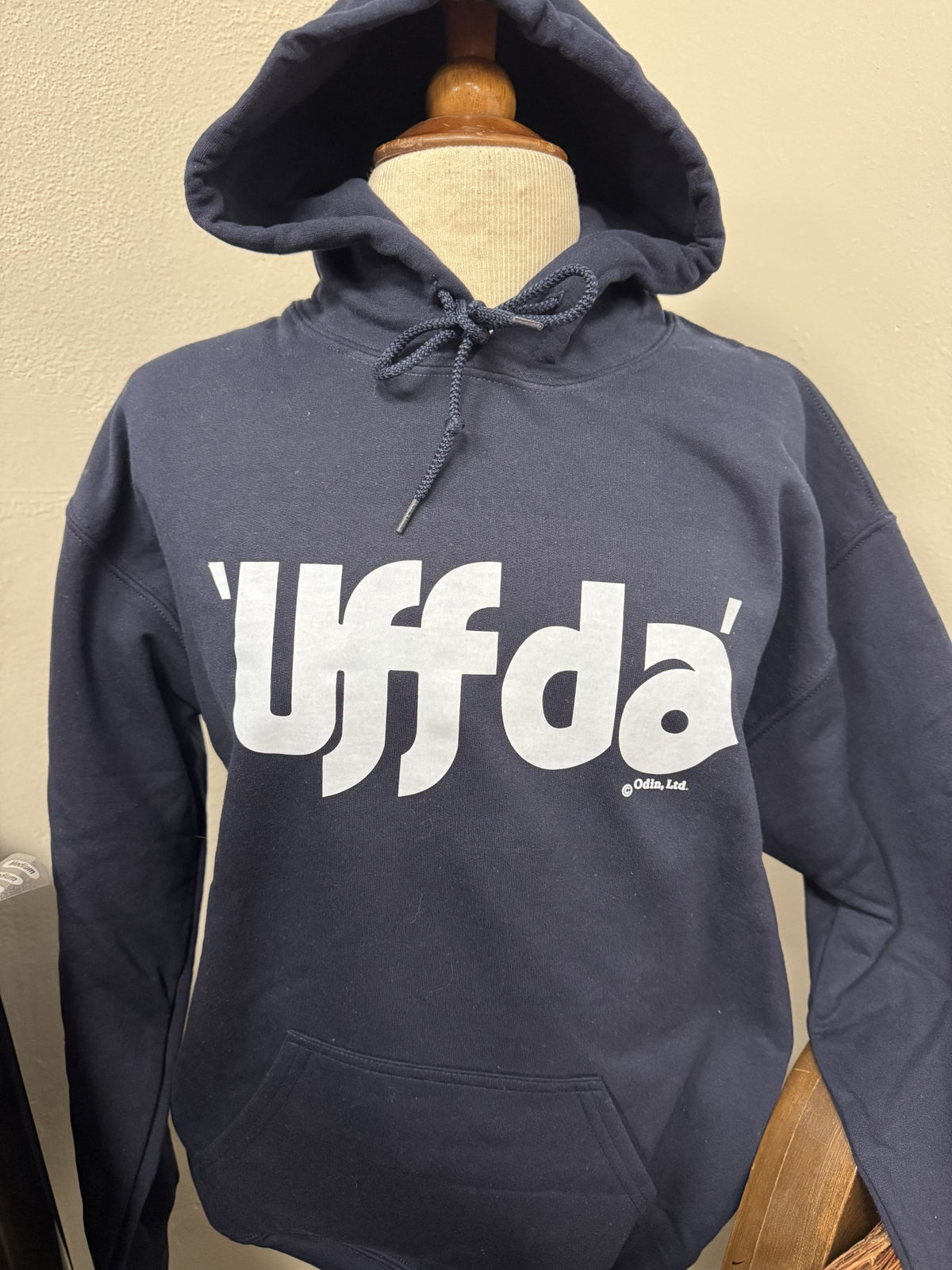 Sweatshirt Uff da with Hood