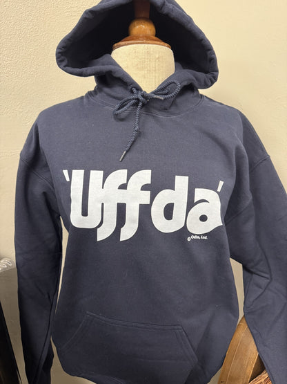 Sweatshirt Uff da with Hood