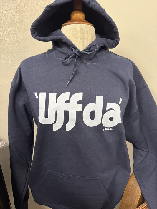 Sweatshirt Uff da with Hood