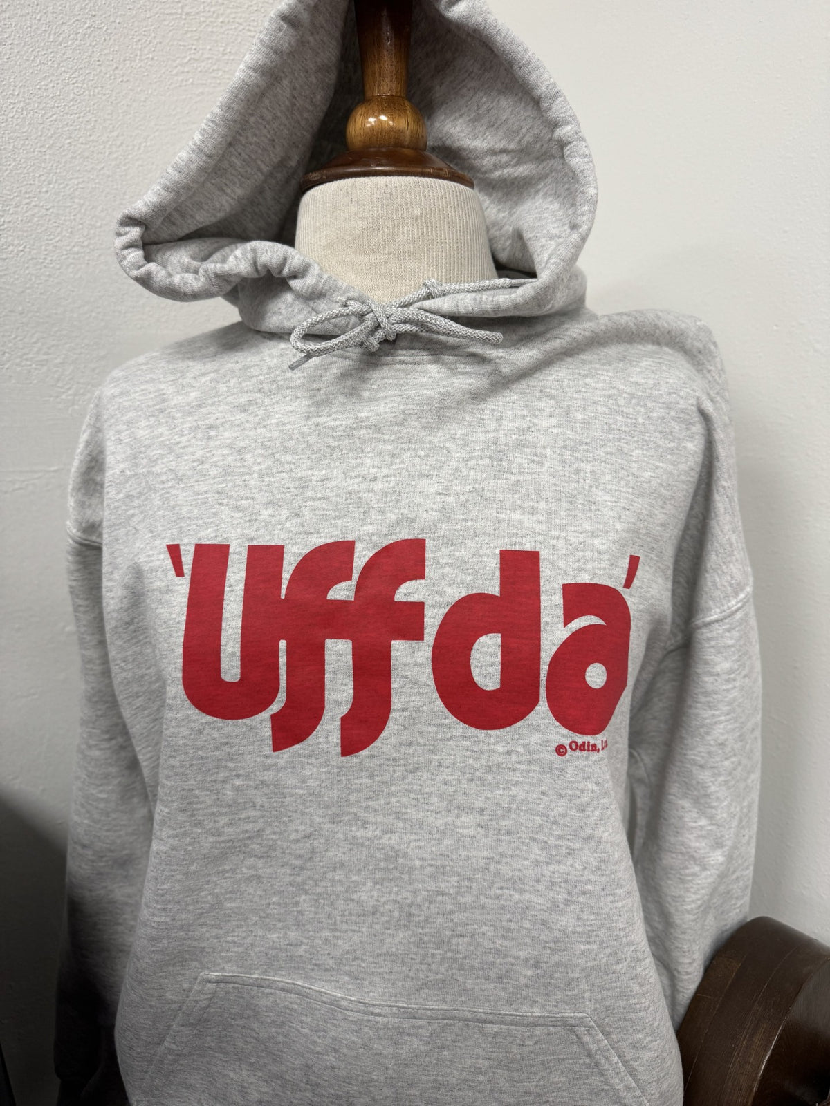 Sweatshirt Uff da with Hood