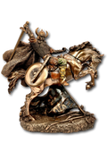 Viking Bronze Warrior Horse