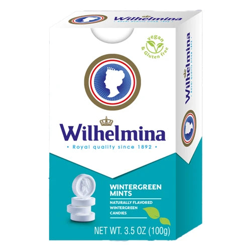Wilhelmina Wintergreen Mints in Box