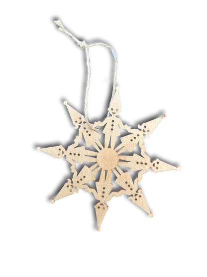 Wood Lazer Cut Ornament Kids