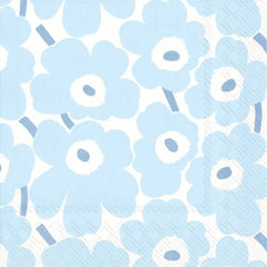 Mini Unikko Lt Blue Marimekko Lunch Napkin
