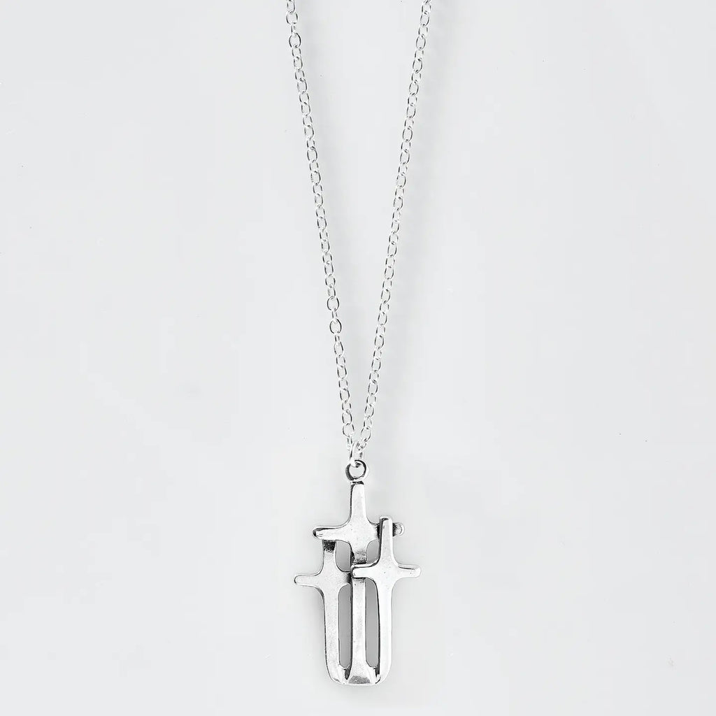 Hillestad Triple Cross Necklace