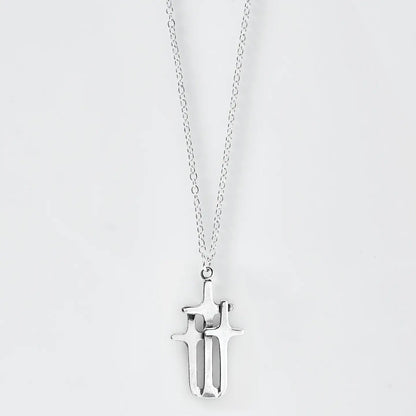 Hillestad Triple Cross Necklace