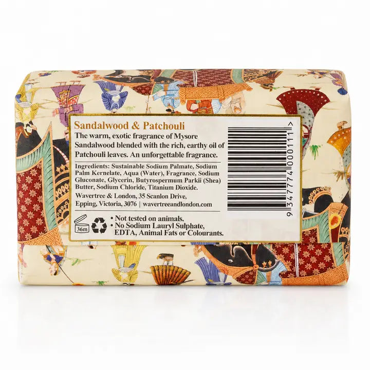 Wavertree & London Sandalwood & Patchouli Luxury Soap Bars