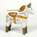 Dala Horse Antique Inspired 6.7"