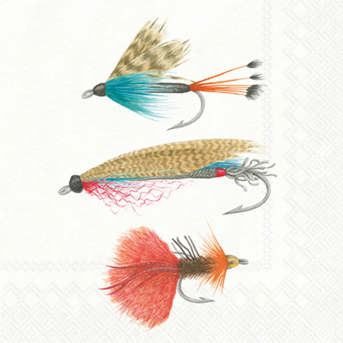 Gone Fishing Beverage Napkin