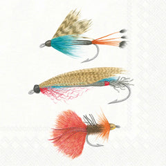 Gone Fishing Beverage Napkin