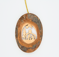 Bark Nativity Ornament
