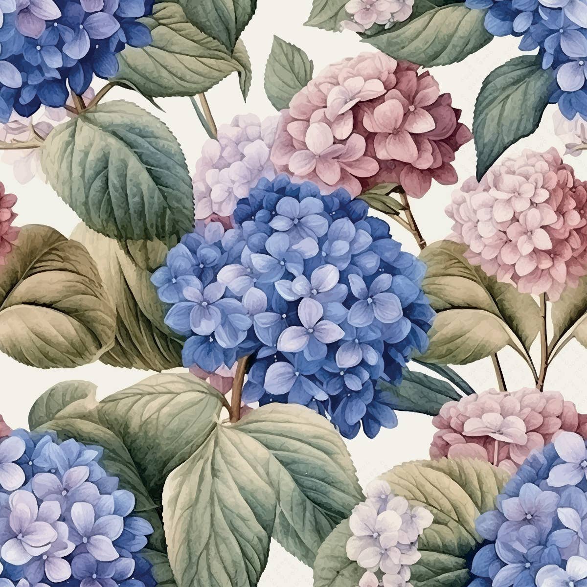 Hydrangea Lunch Napkins