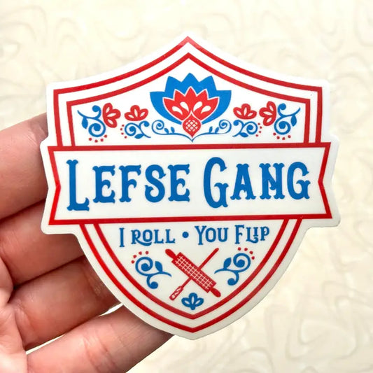 Sticker Lefse Gang Shield