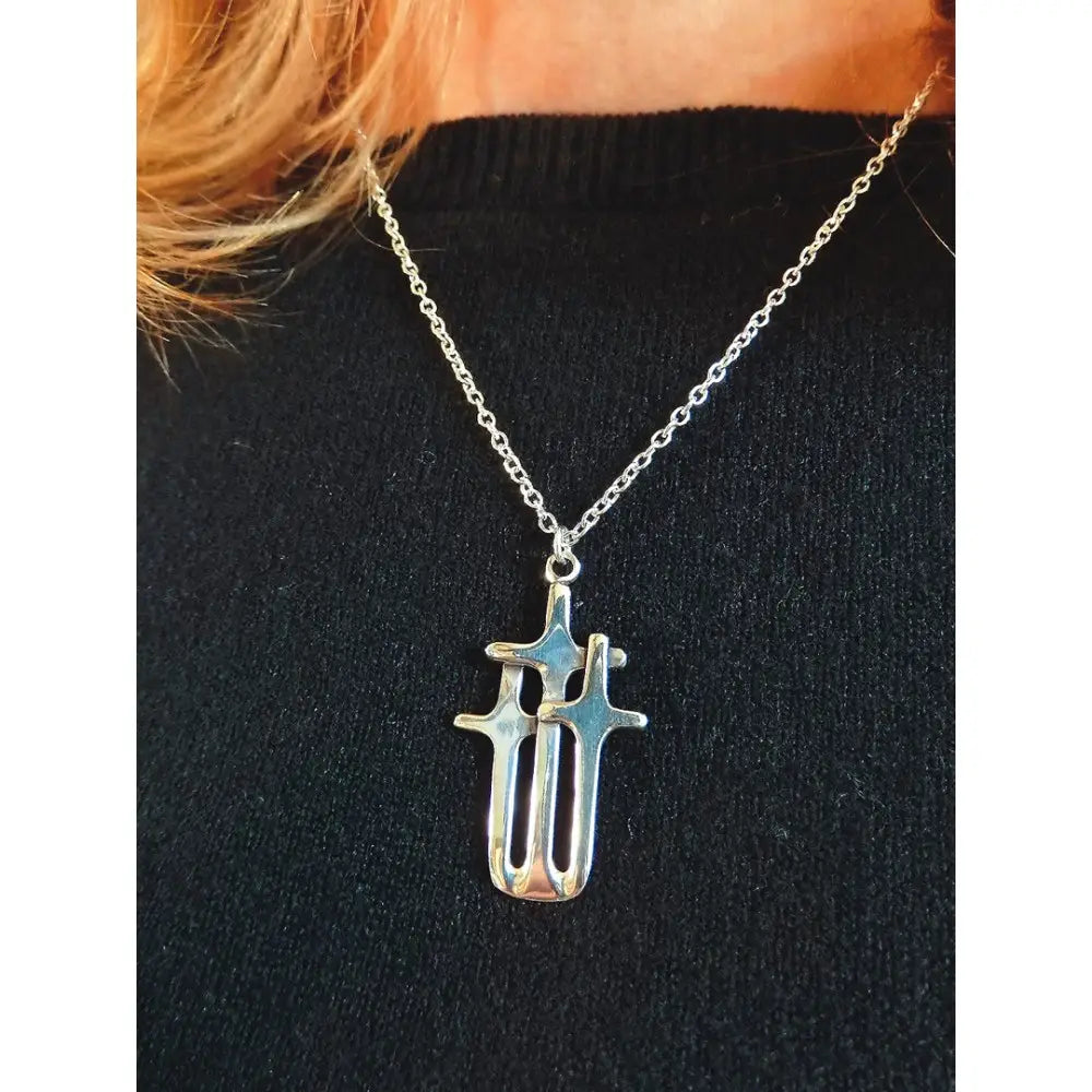 Hillestad Triple Cross Necklace