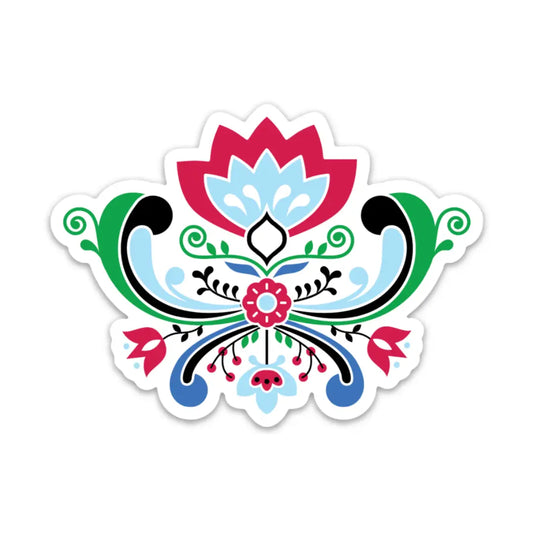 Sticker Norwegian Rosemaling