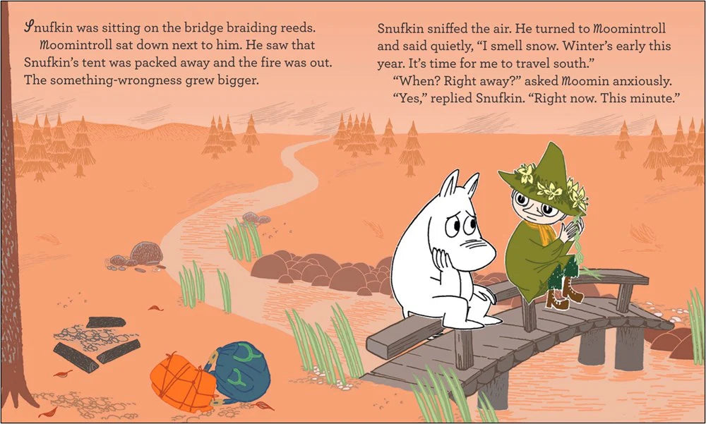 snufkin tent Moomin and the Winter Snow