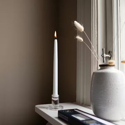 Llijeholmens Taper Candle White