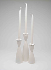 Candlestick Birch Wood White