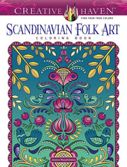 Scandinanian Folk Art Coloring Book