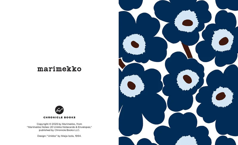 Marimekko Notes Blue