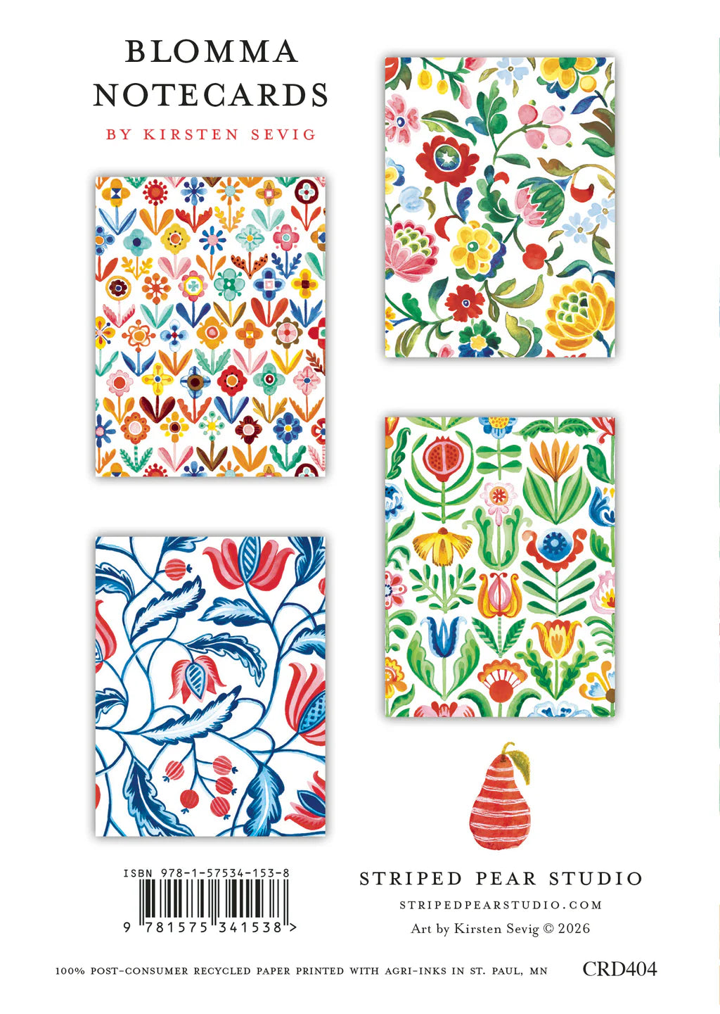 Blomma Notecards