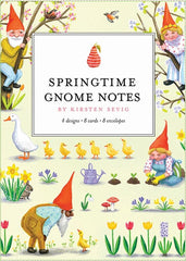 Note Cards Springtime Gnomes