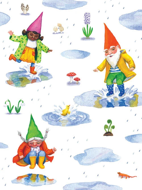 Note Cards Springtime Gnomes