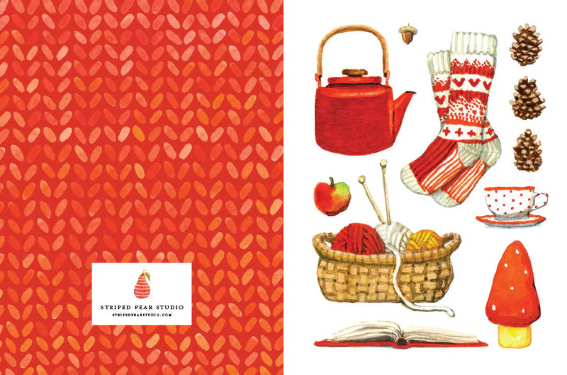 Notecards Red Hygge
