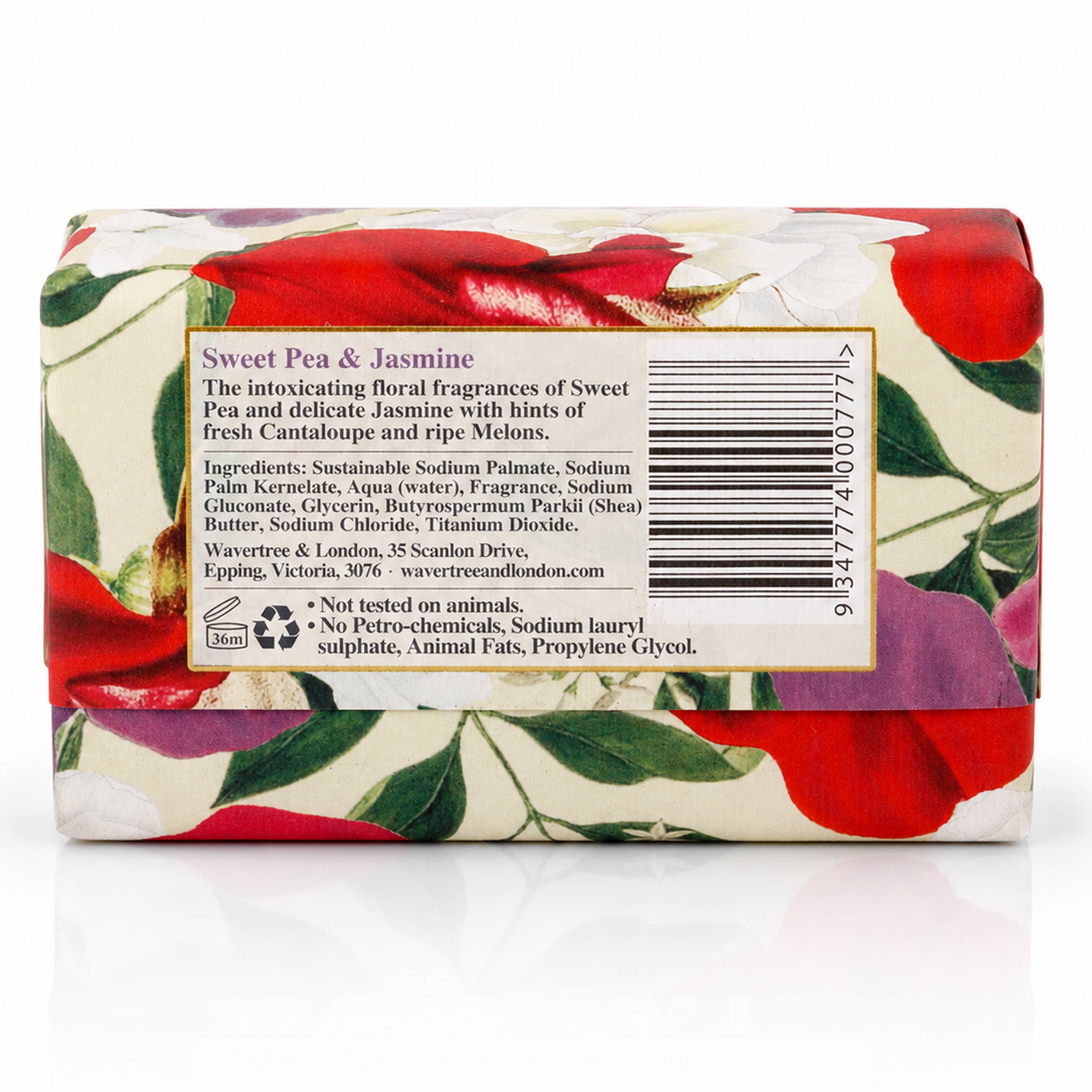 Wavertree & London Sweet Pea & Jasmine Luxury Soap Bars
