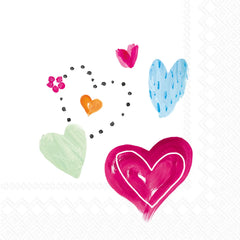 Joyful Love Beverage Napkin