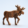 Bark Walking Moose Large