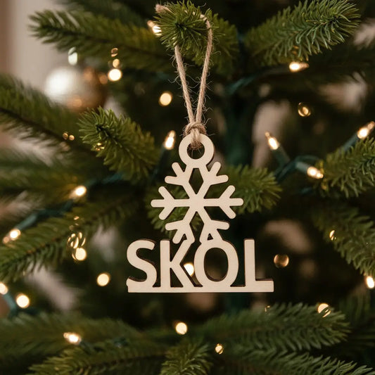 Ornament SKOL Wood Engraved Aurora North